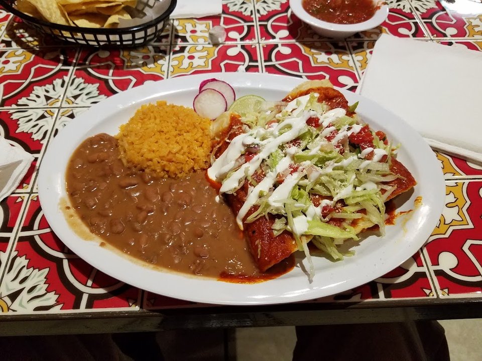 3 Enchiladas Combo No Tortillas