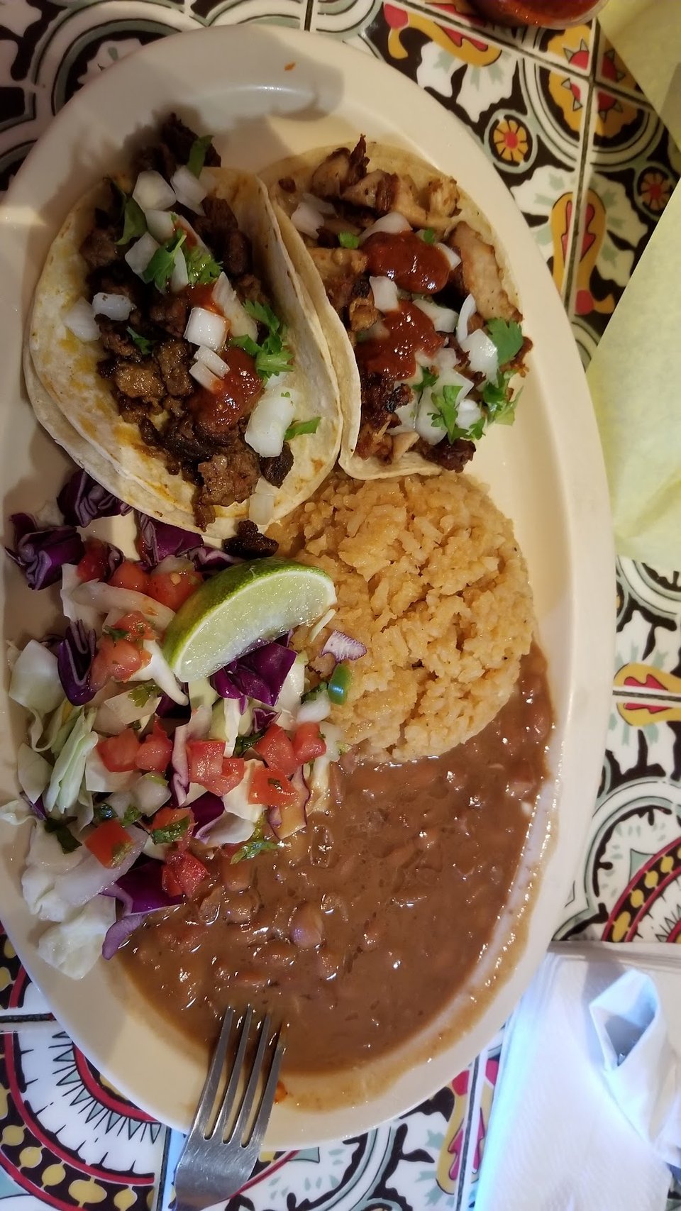 1 Taco Rice & Beans