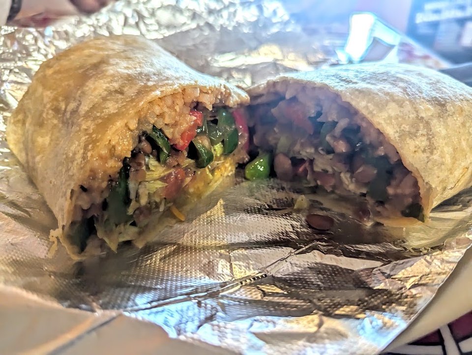 Veggie Burrito Burrito Vegetariano